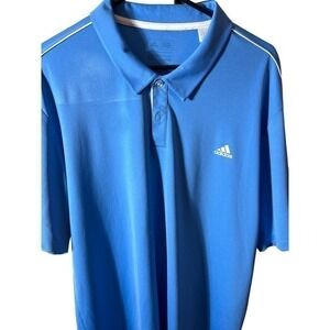 Adidas Blue Golf Polo‎ shirt size XL ss